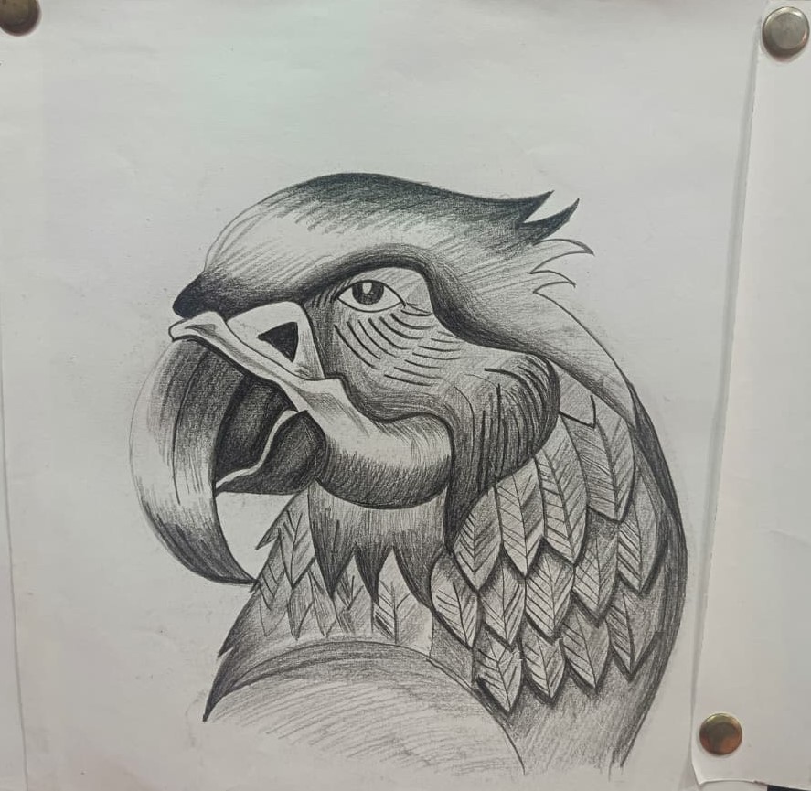 Abstract art creation